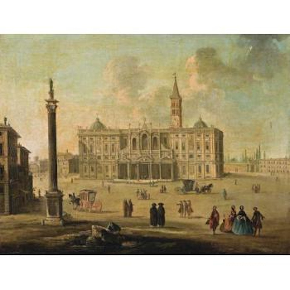 Rome, view of Santa Maria Maggiore by Roman School