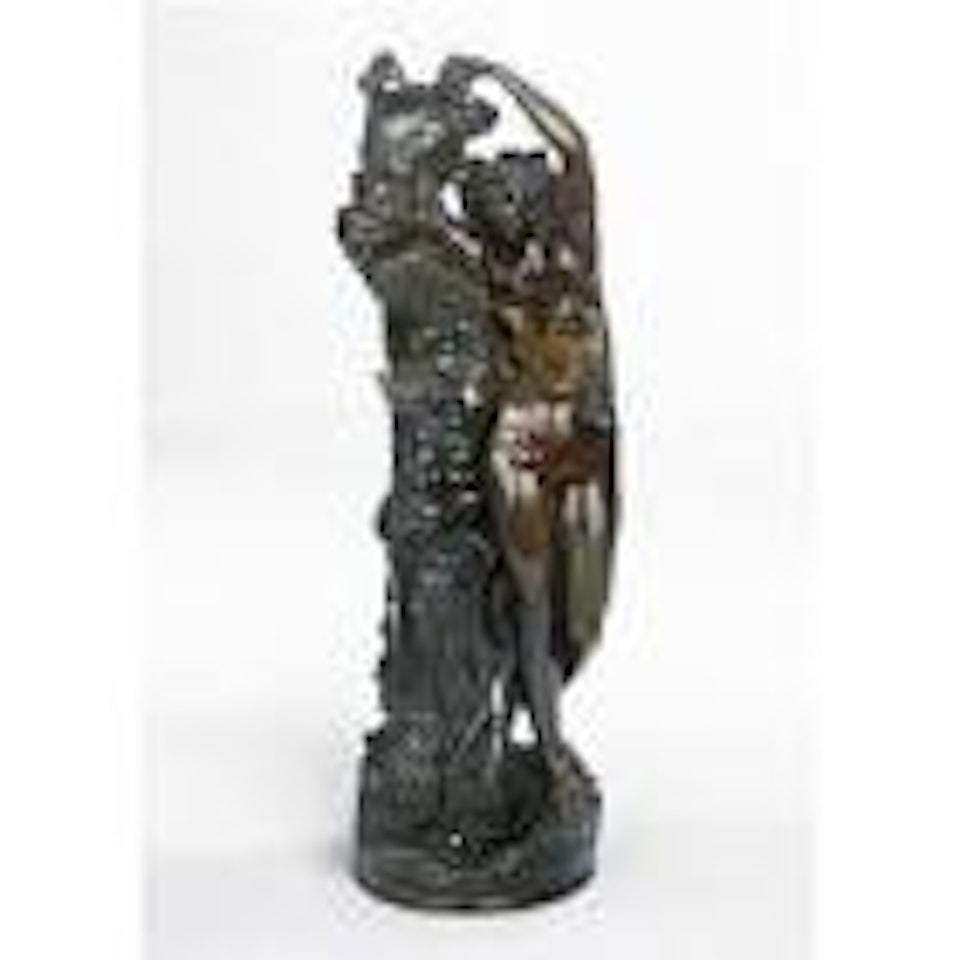 Nude Bacchante and Bacchic Herm by Albert-Ernest Carrier-Belleuse