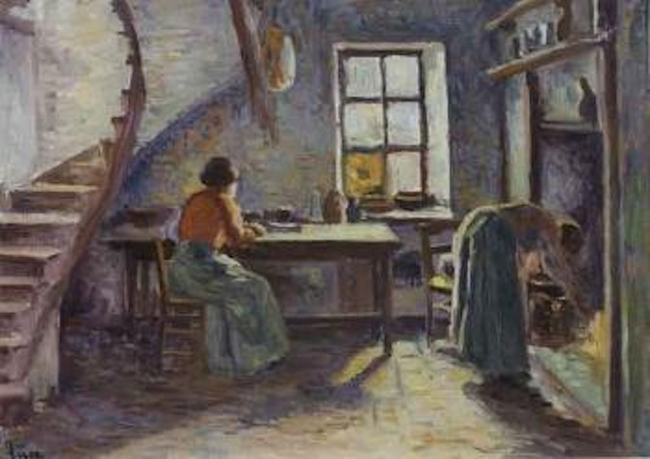 Preparation pour le de Jeuner by Maximilien Luce