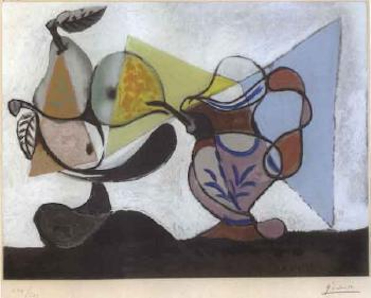 Nature morte aux poires et au pichet by Pablo Picasso