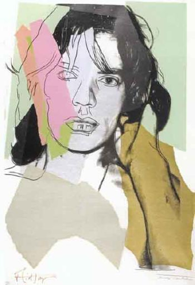 Micj Jagger by Andy Warhol