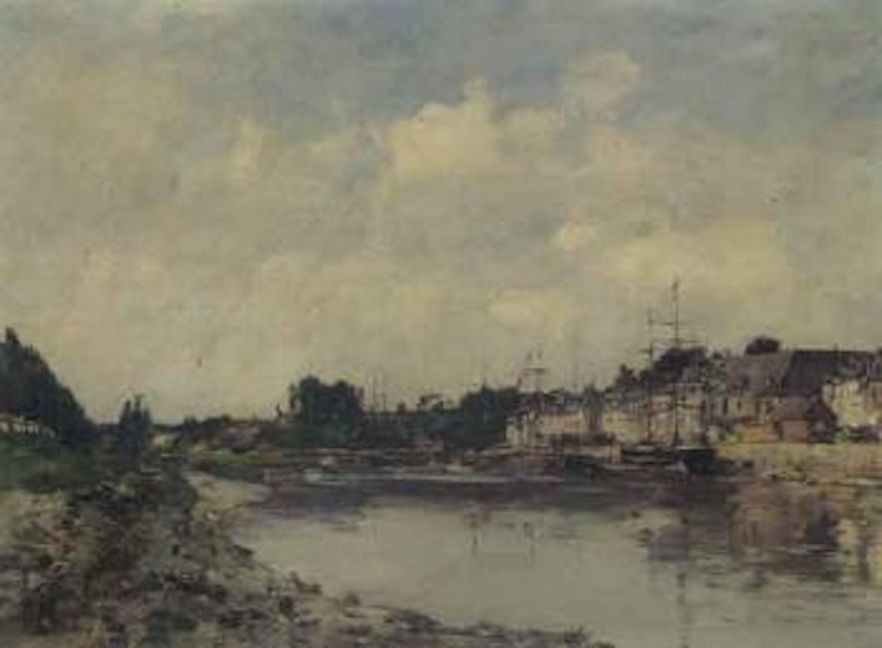 Somme at Saint Valery sur Somme by Eugène Boudin