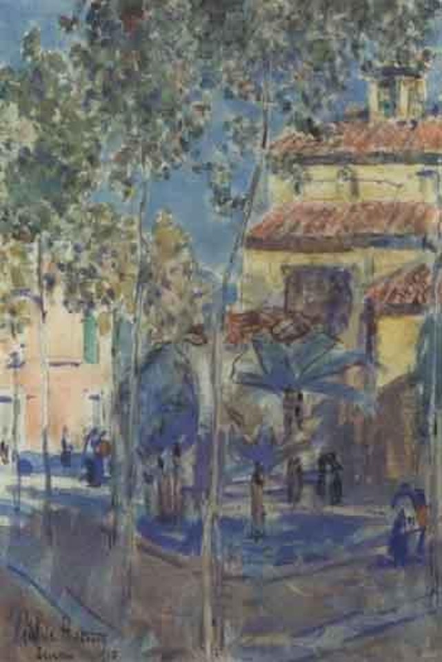 Plaza Sevilla by Childe Hassam