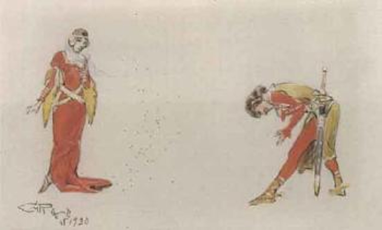 Courtship by Charles M Russell