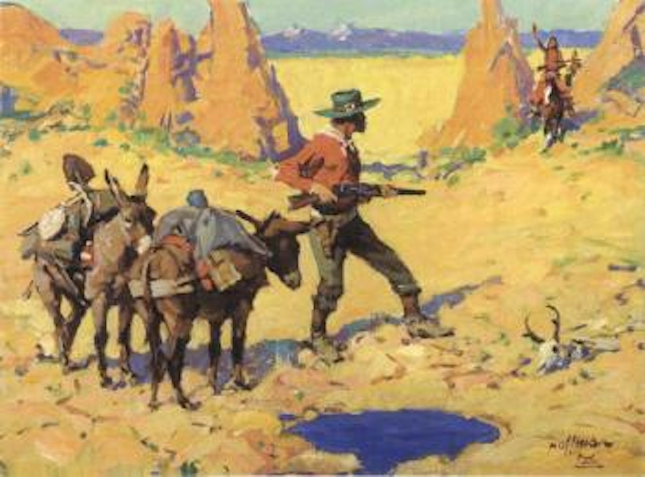 Cautious encounter by Frank B. Hoffman