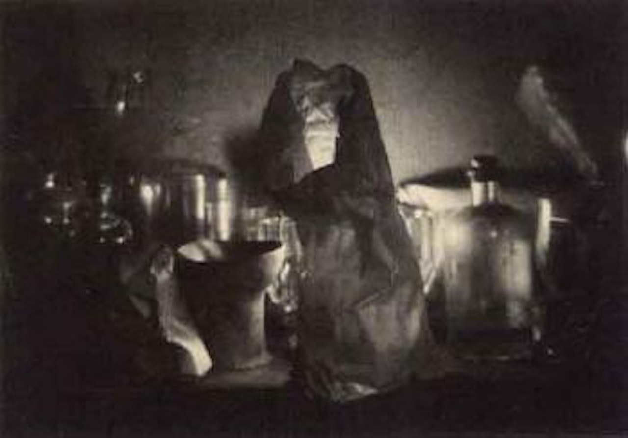 Still life in the darkroom by Josef Sudek