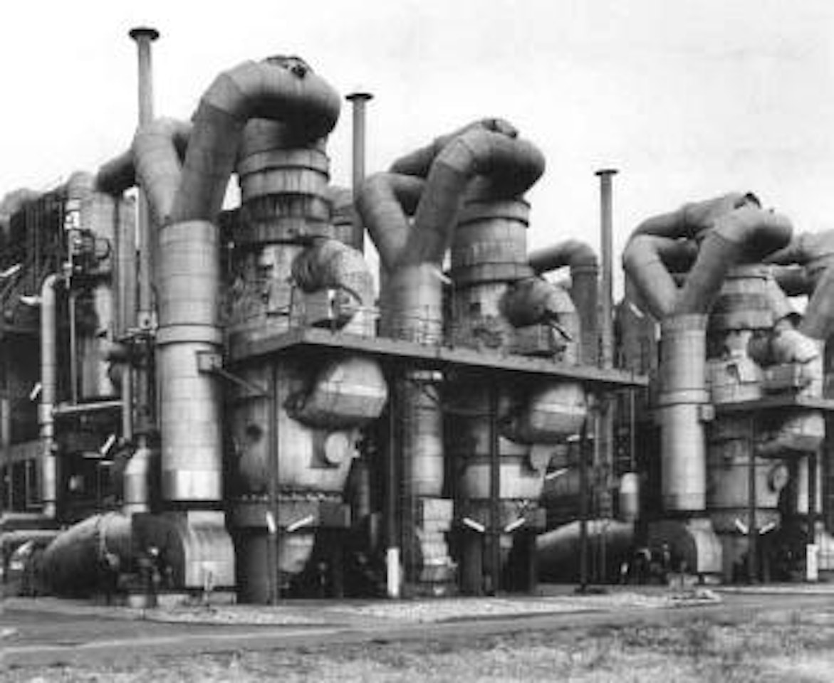 Plant for styrofoam production, Wesseling near Cologne by Bernd & Hilla Becher