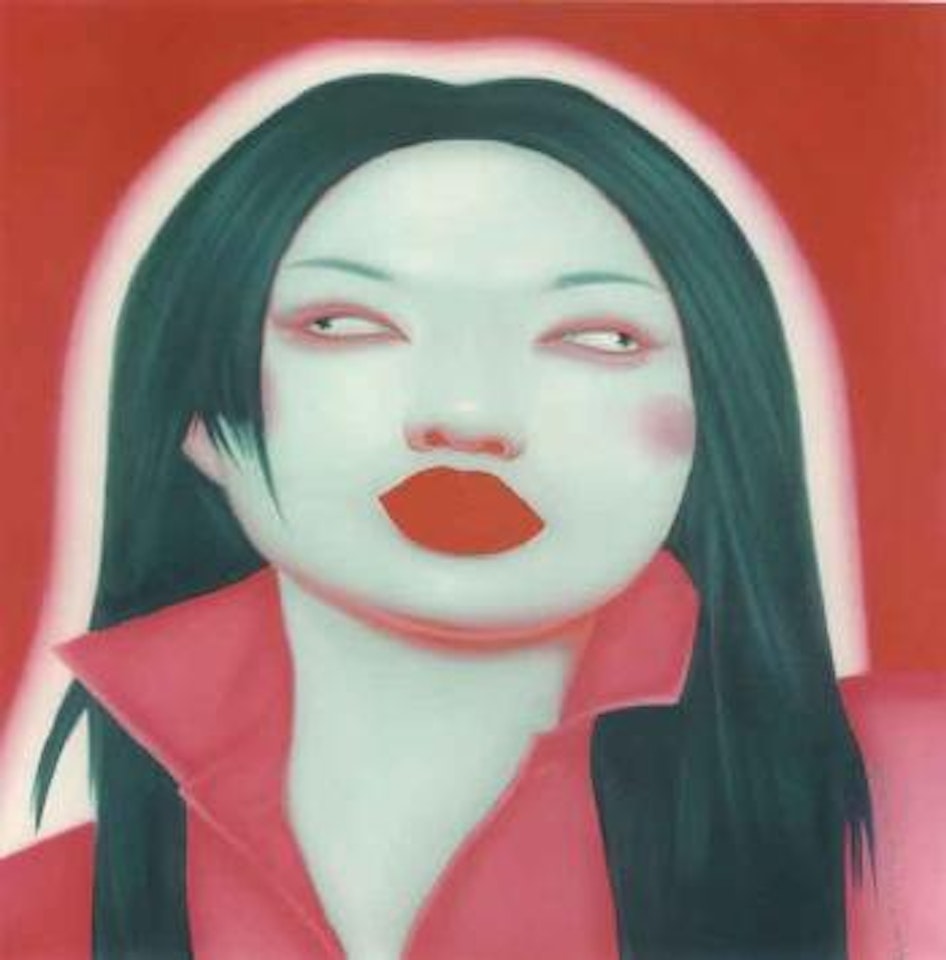 Chinese portrait G series No.18 by Feng Zhengjie