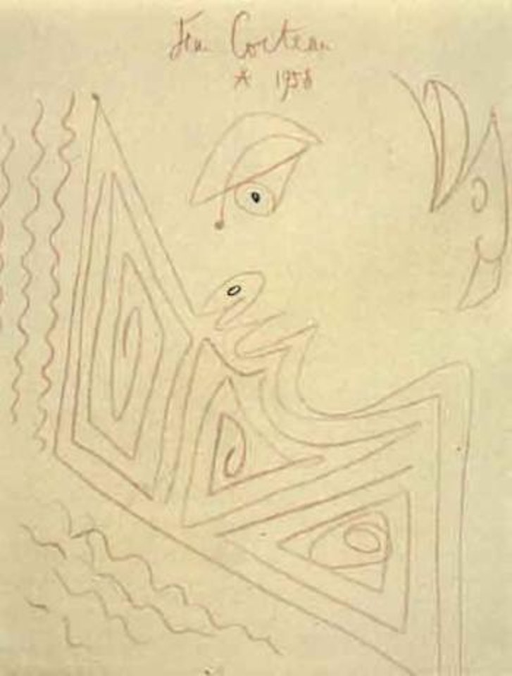 Profil aux Arabesques by Jean Cocteau