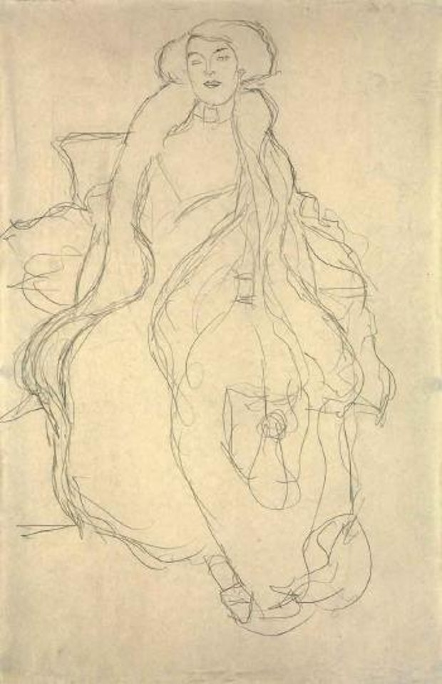 Portrait of Amalie Zuckerkandl by Gustav Klimt