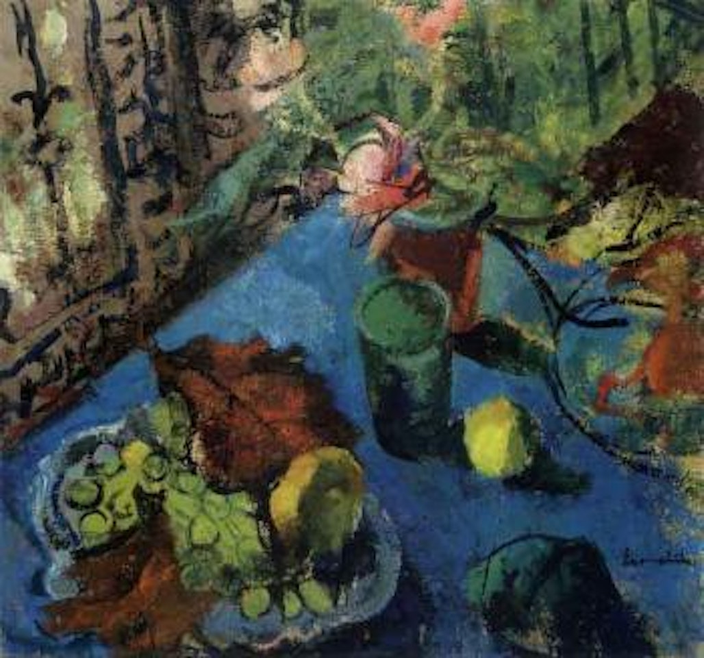 Nature morte au tapis bleu by Willy Eisenschitz