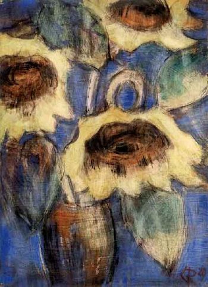 Sunflowers by Christian Rohlfs