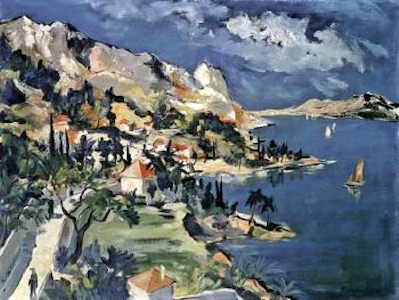 Landscape, Ragusa by Franz Heckendorf