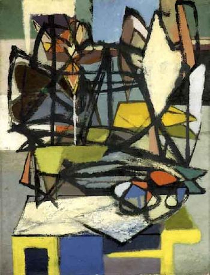 Table top still life by Jankel Adler