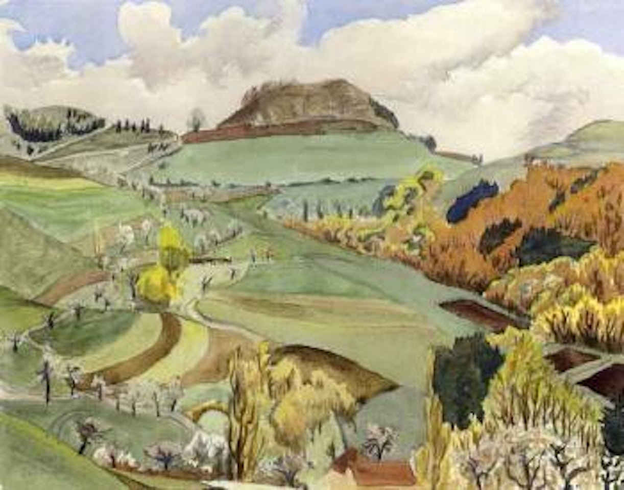 Swabian landscape by Erich Heckel