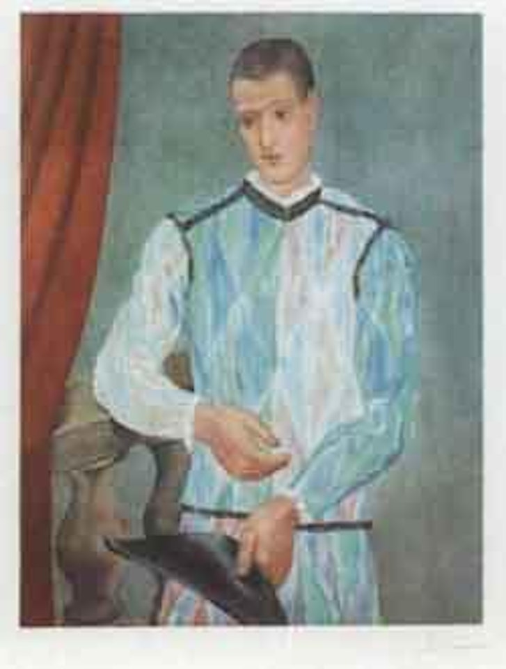 Harlequin by Pablo Picasso