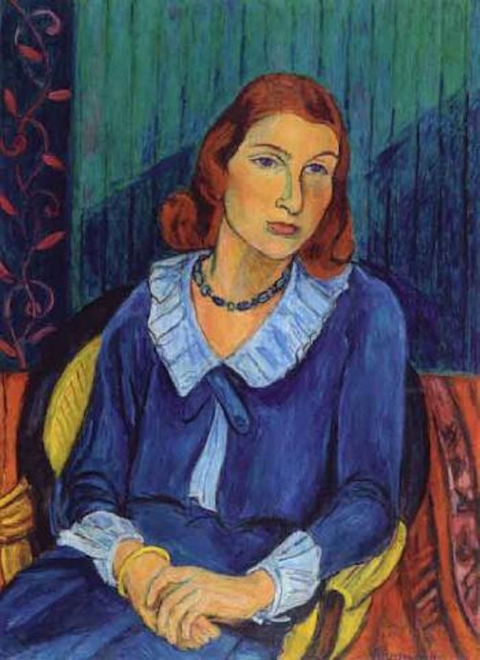 Portrait of Dorle von Kapff by Hans Purrmann