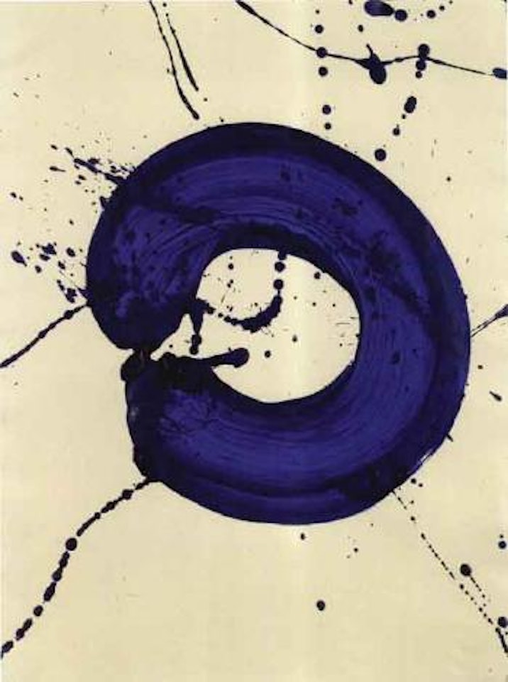 Untitled composition by Sam Francis