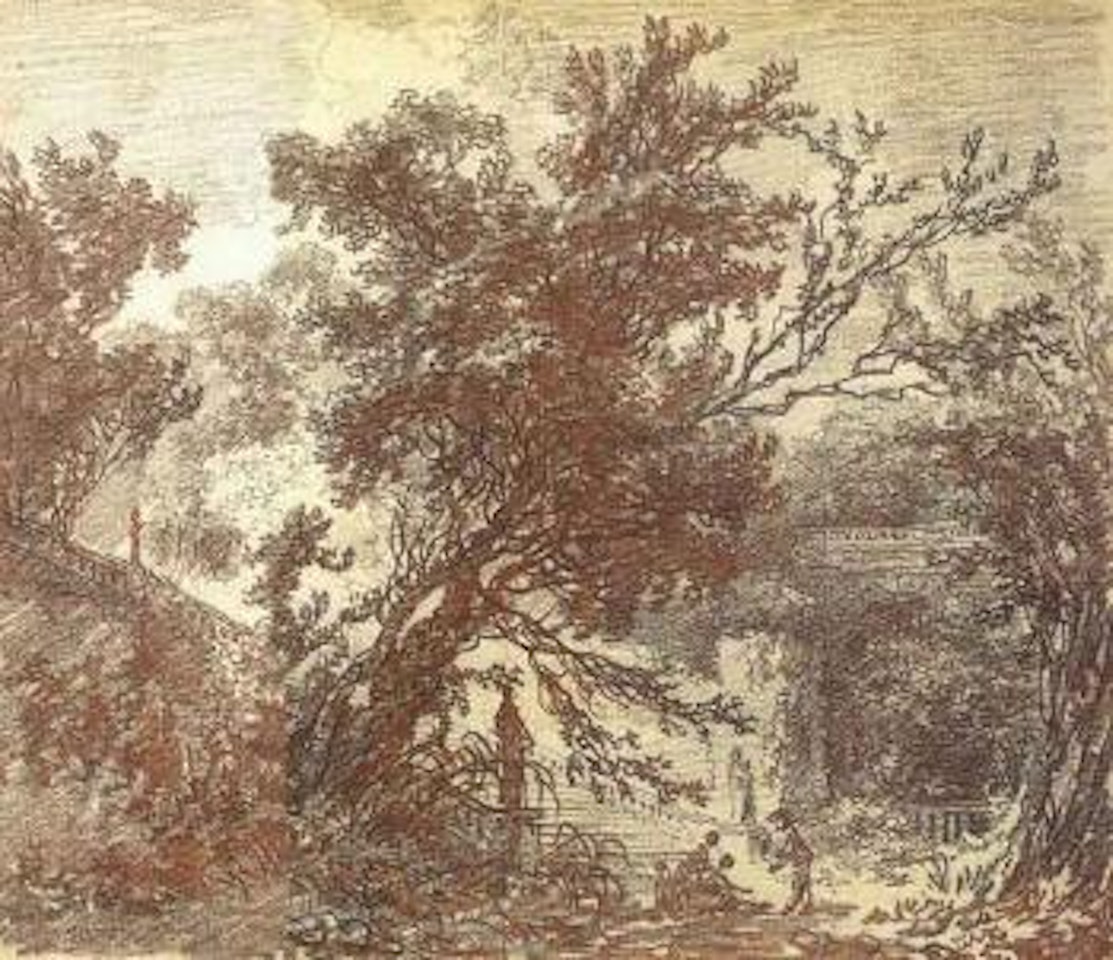 Parc anime en Italie by Jean-Honoré Fragonard