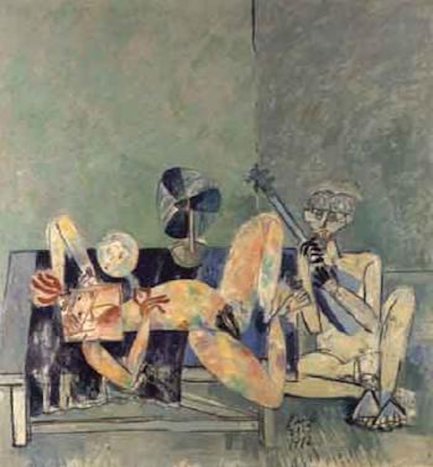 Femme au miroir by Louis Cane