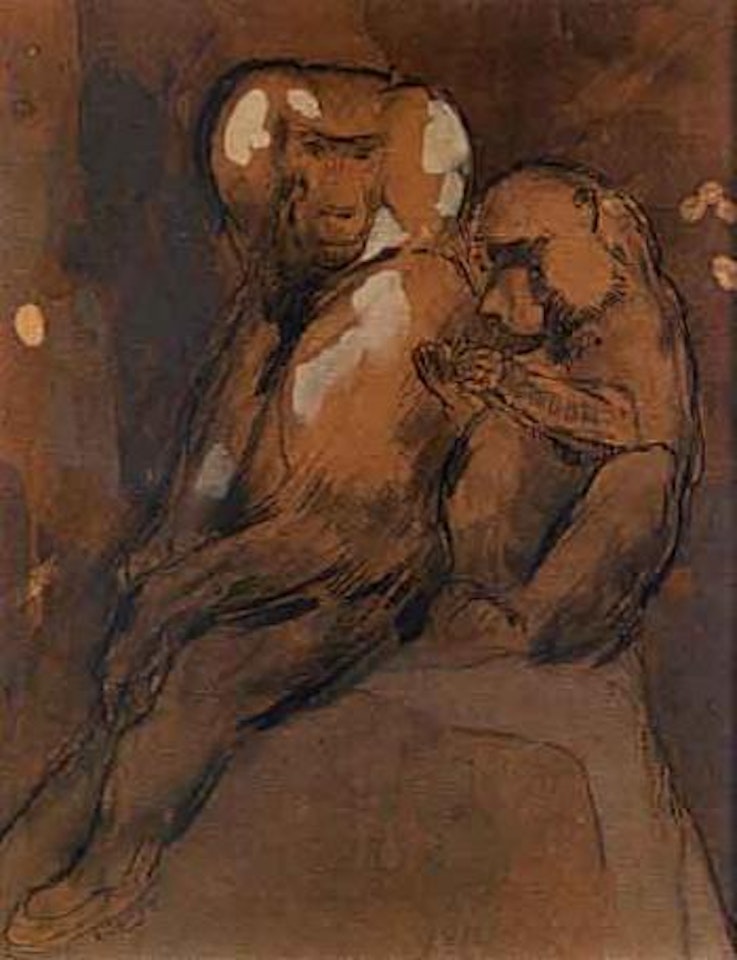Les deux babouins by Paul Jouve