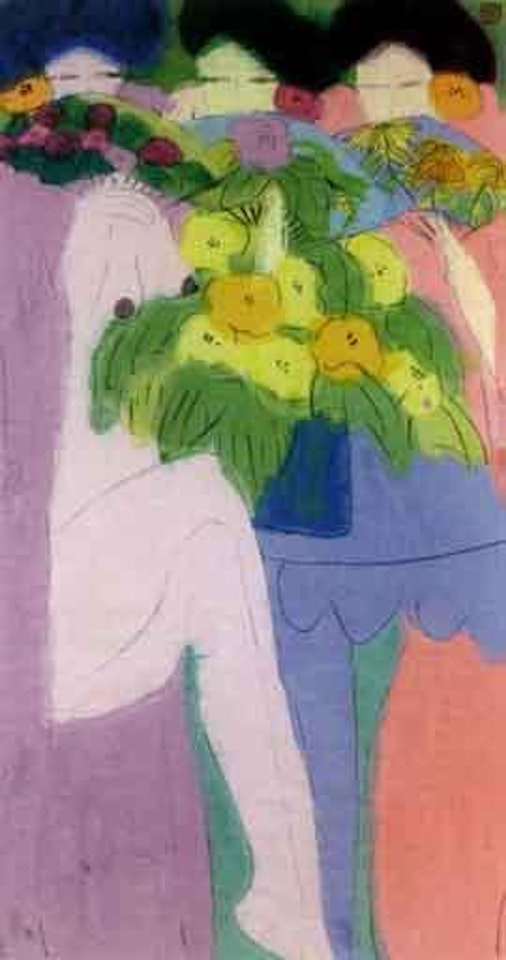 Personnages feminins by Walasse Ting