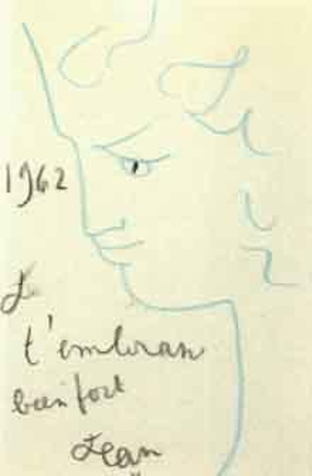 Je t'embrase bien fort by Jean Cocteau