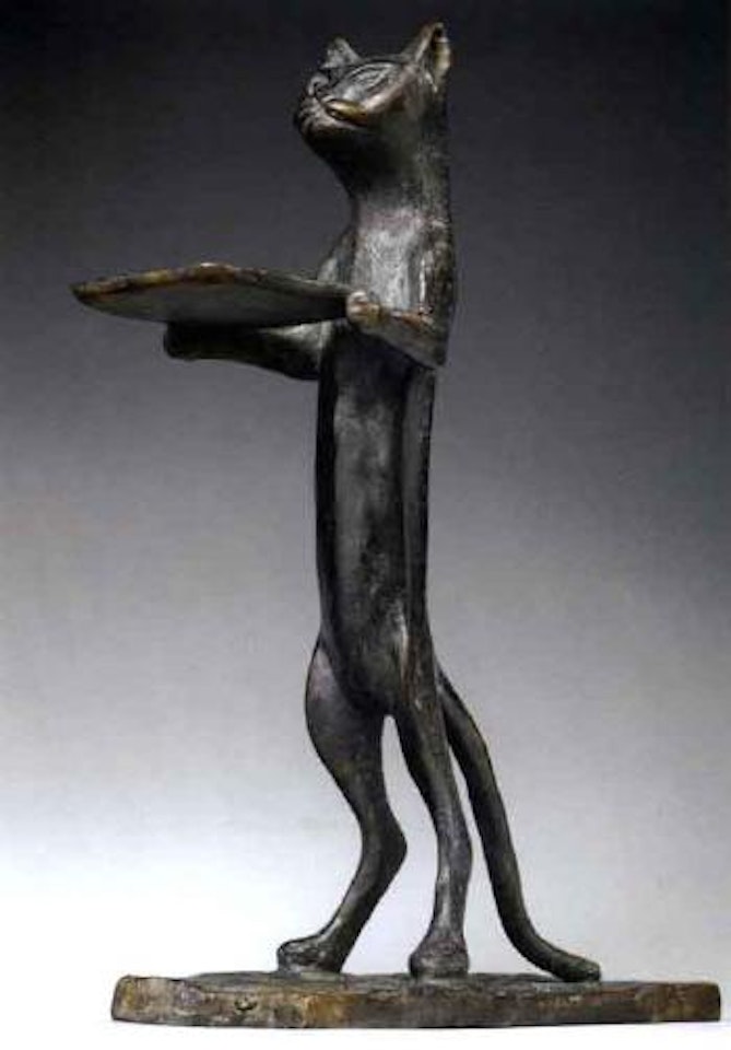 Chat maitre d'hotel, 1re version by Diego Giacometti