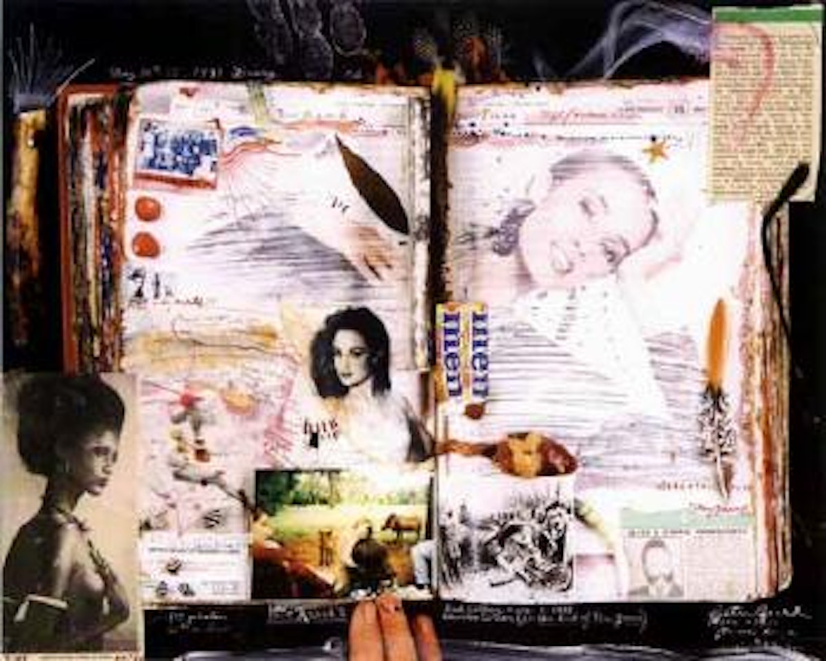 Diary pages, 14-15 Mai by Peter Beard