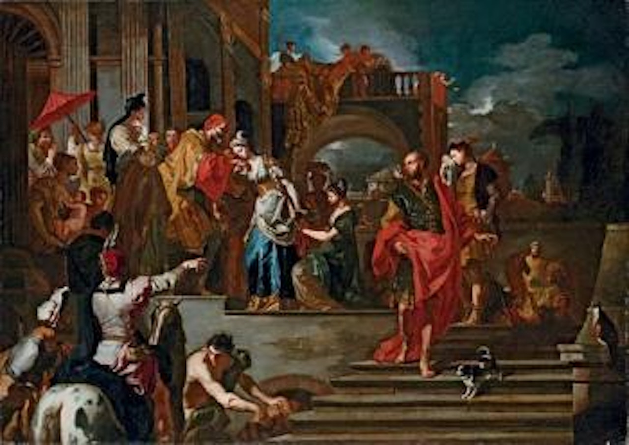 Departure of Rebecca by Francesco Solimena