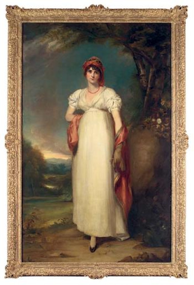 Portrait of Mrs. John Halkett, full length by Sir Thomas Lawrence
