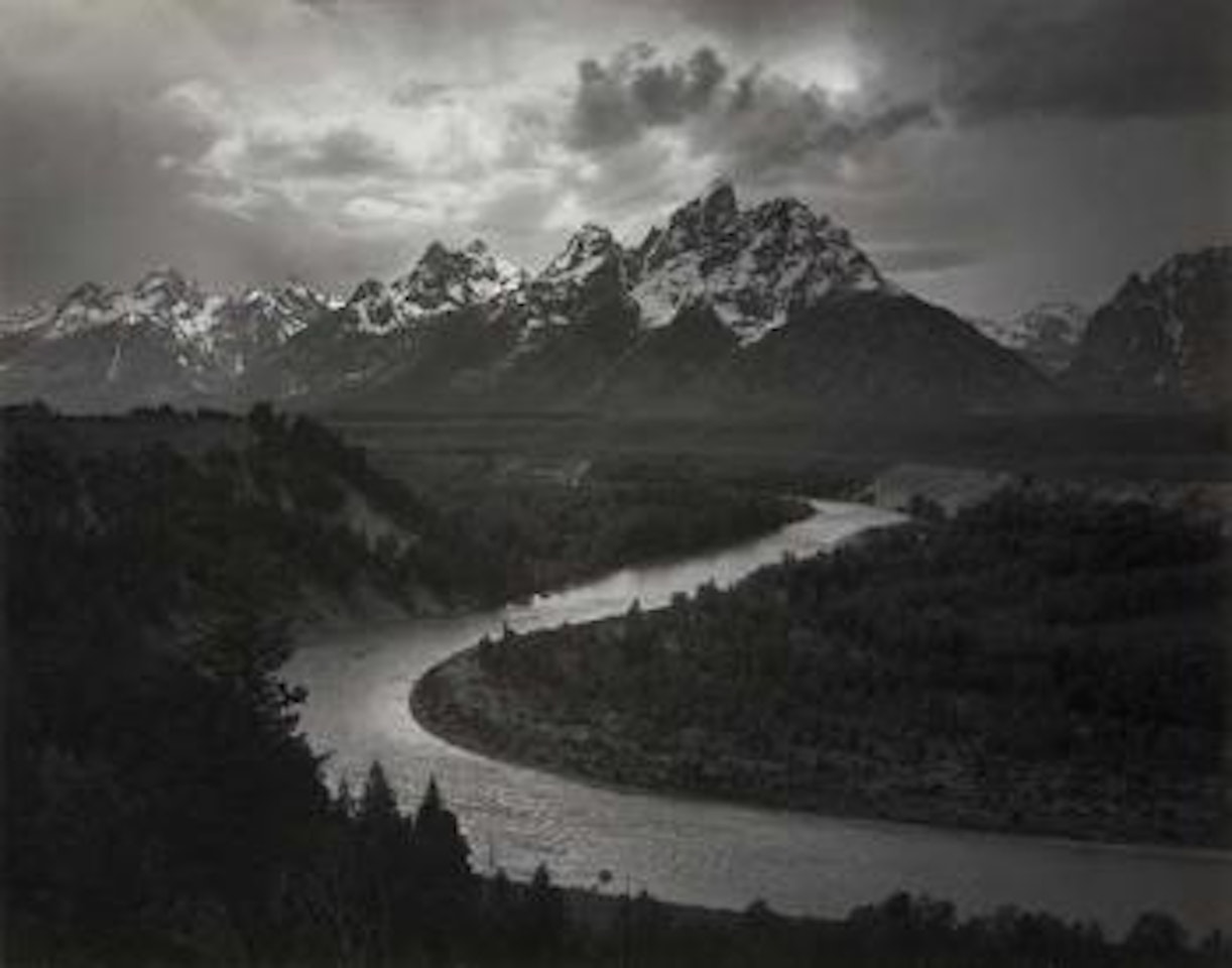 The Teton Range and the Snake River by Ansel Adams