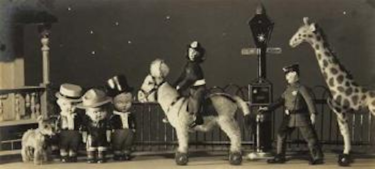 Collection of toys by Paul Outerbridge