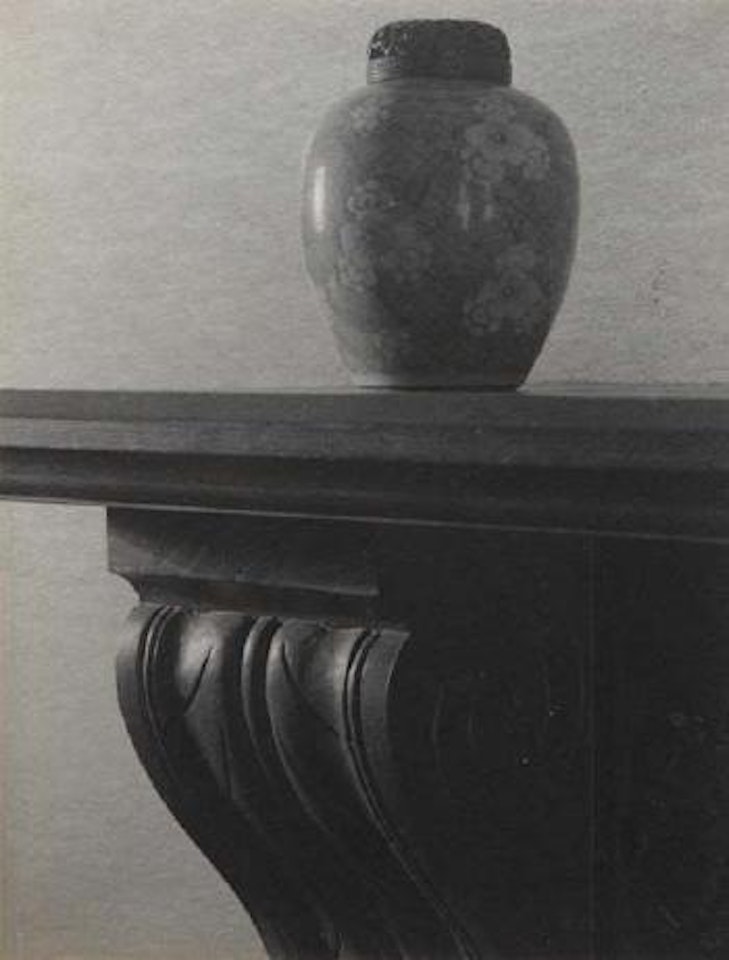 Vase on mantel by Paul Outerbridge