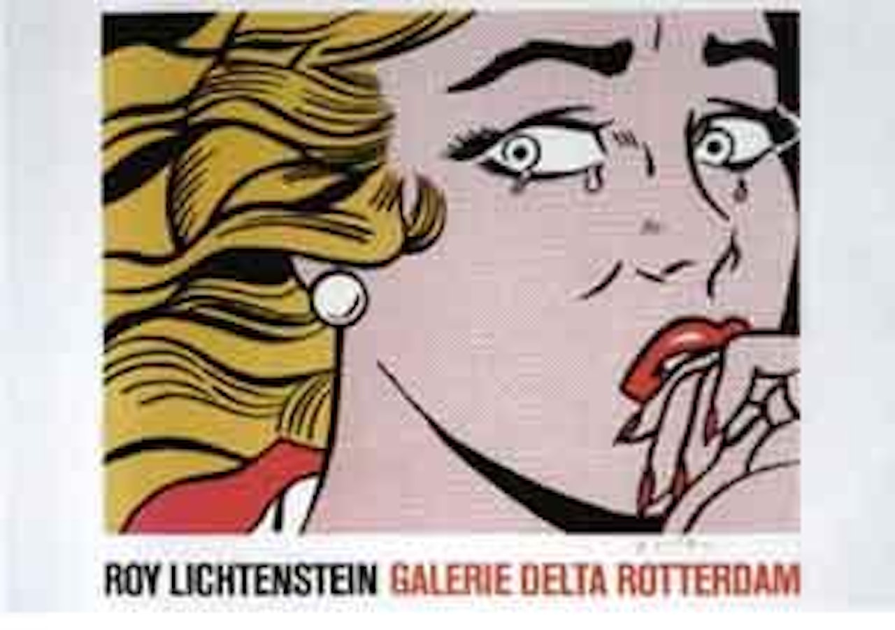 Crying girl by Roy Lichtenstein