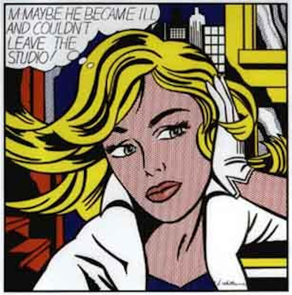 M-Maybe he became ill by Roy Lichtenstein