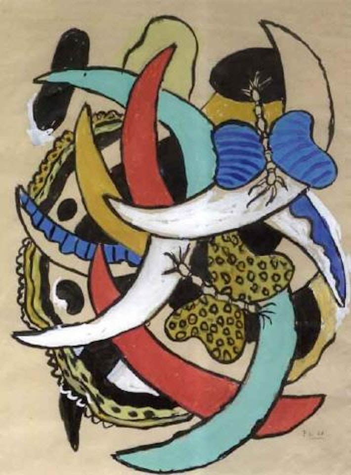 Les papillons by Fernand Leger