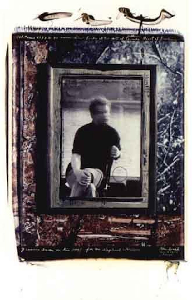 Francis Bacon, rooftop of his studio, London by Peter Beard