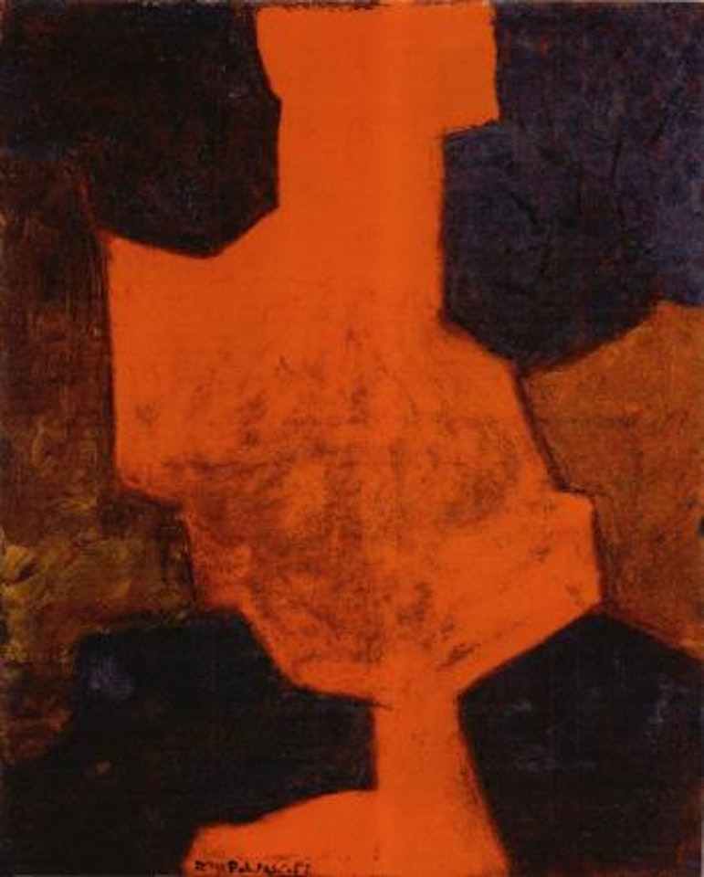 Abstract composition by Serge Poliakoff