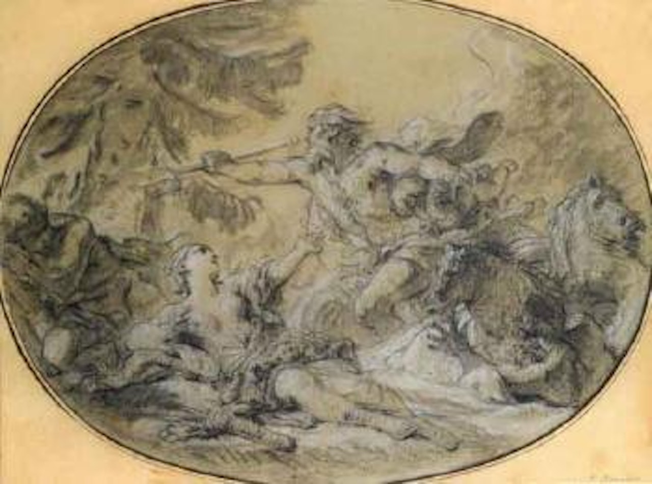 Aurore et Cephale. Neptune et Amymone by Francois Boucher