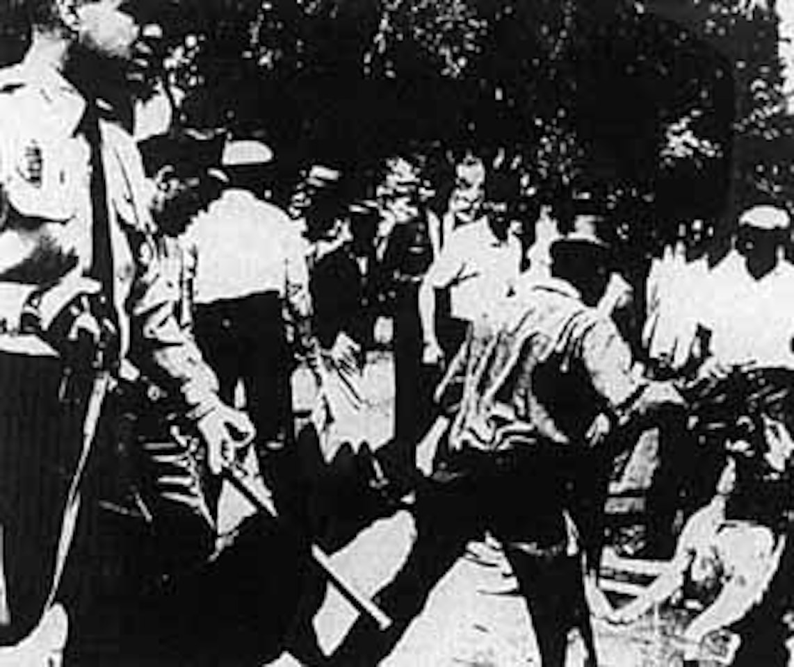 Birmingham Race Riot, 1964 by Andy Warhol