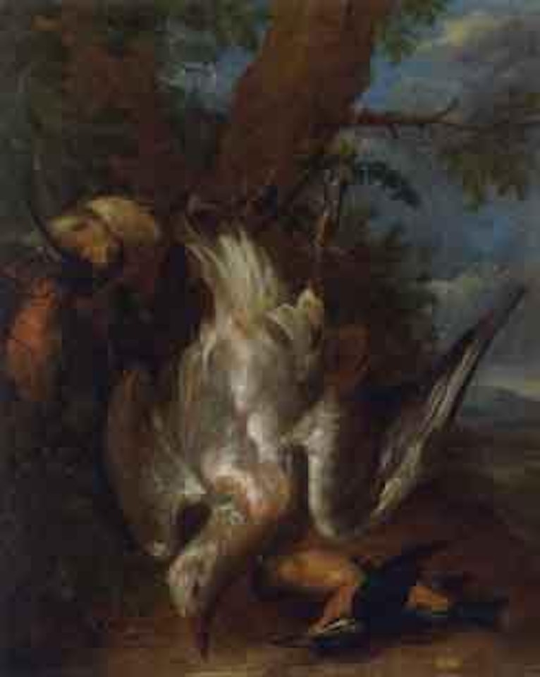 Still life with dead birds by Franz Werner von Tamm