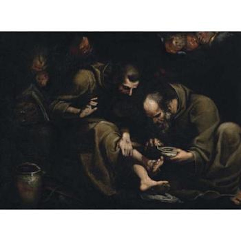 Bathing of the Stigmata by Caravaggio