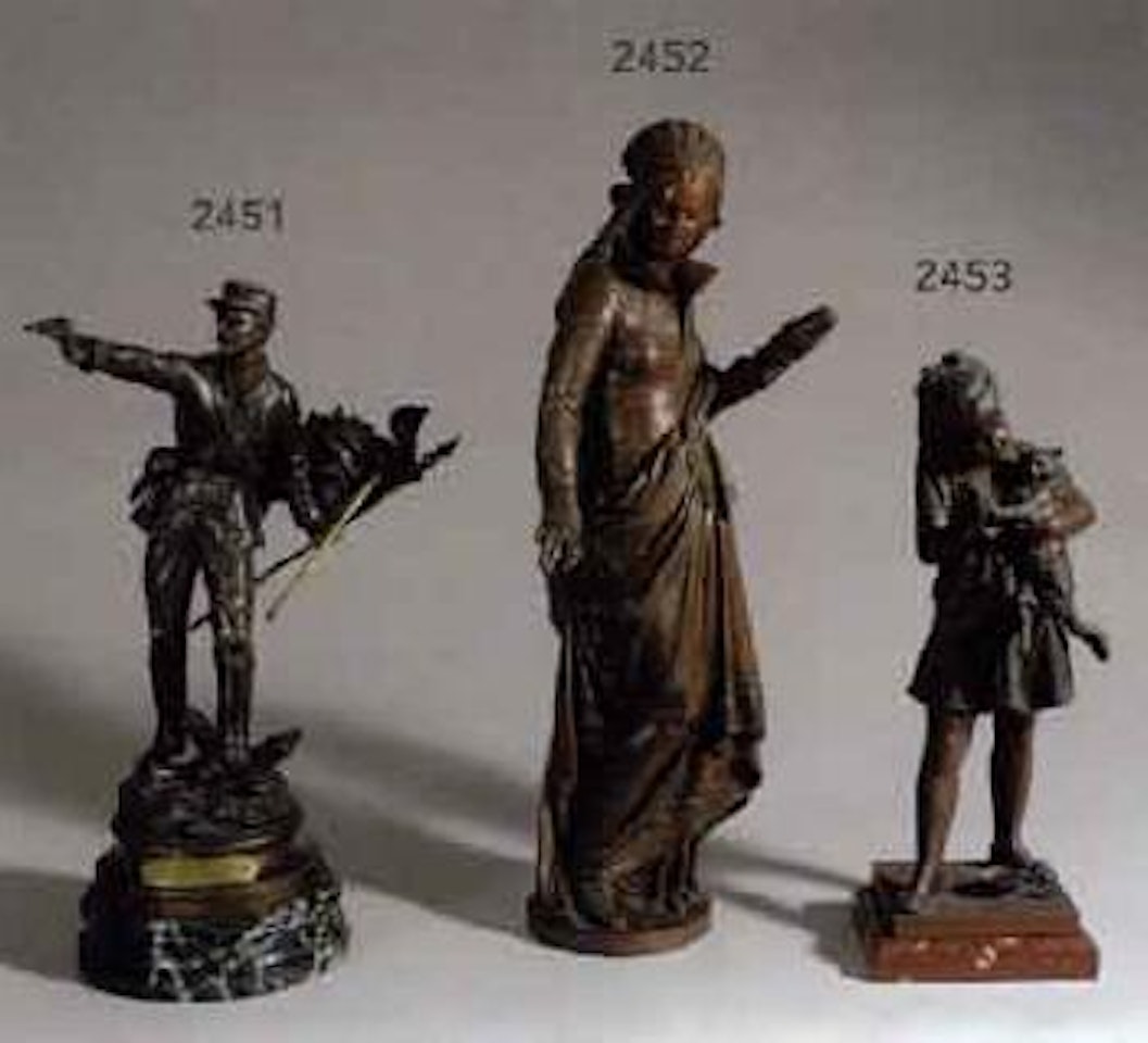 Figure of a Renaissance lady by Albert-Ernest Carrier-Belleuse