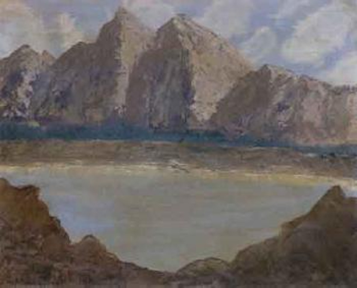 Summer lake by William Wendt