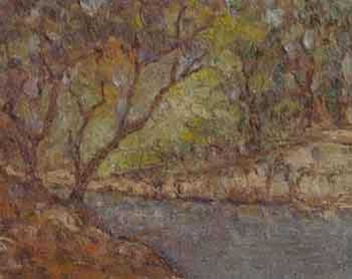 Verdant riverside by Robert Gwelo Goodman