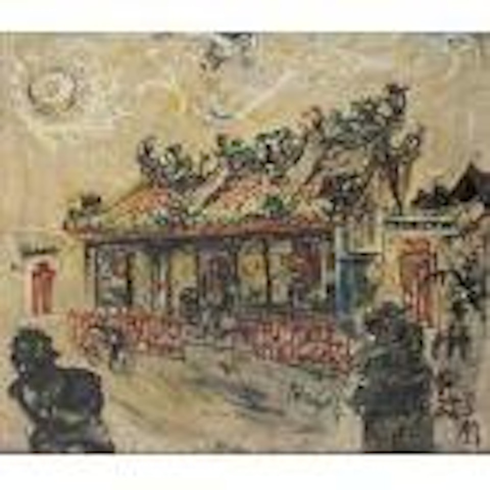 Kelenteng by Affandi