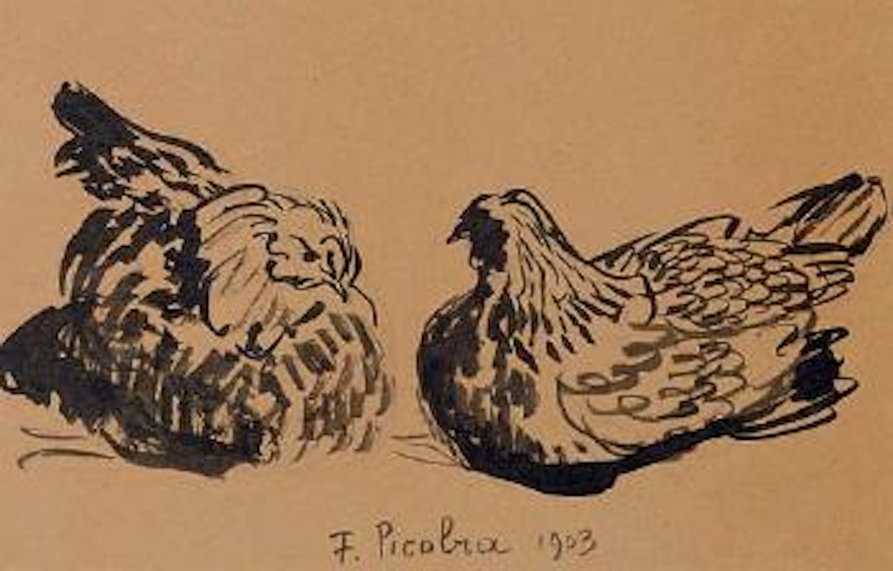 Les poules by Francis Picabia