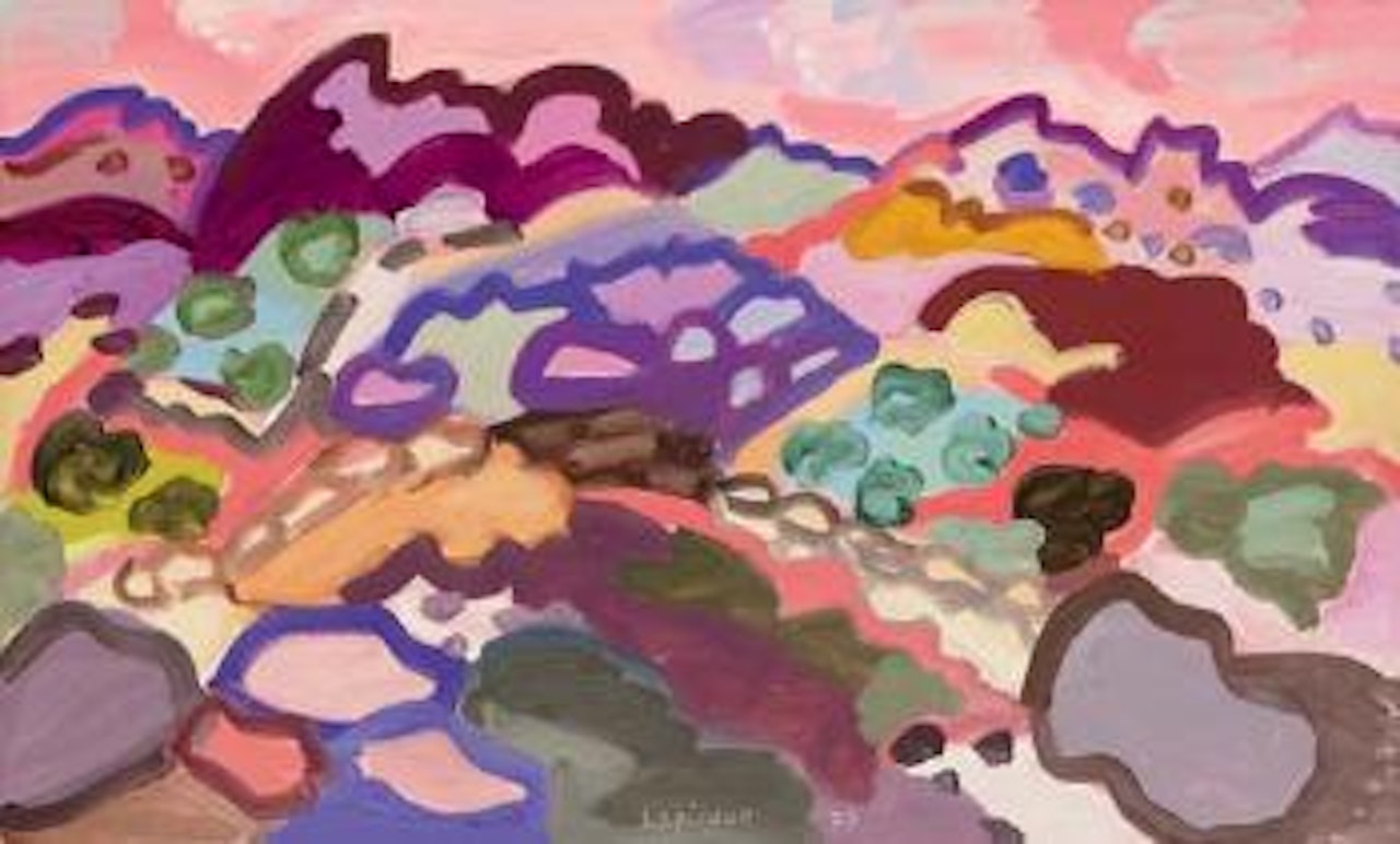Paysage en castille by Charles Lapicque