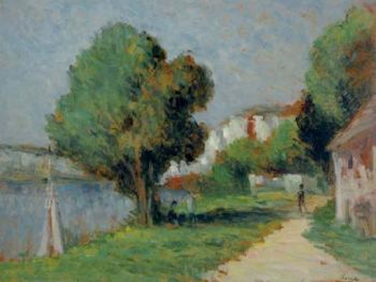 Rolleboise, Paysage by Maximilien Luce